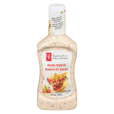 PC Salsa Ranch Salad Dressing 475ml/16 oz {Imported from Canada}