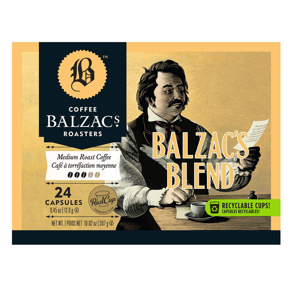 Balzac's Coffee Roasters Balzac's Blend, (24pk) {Imported from Canada}