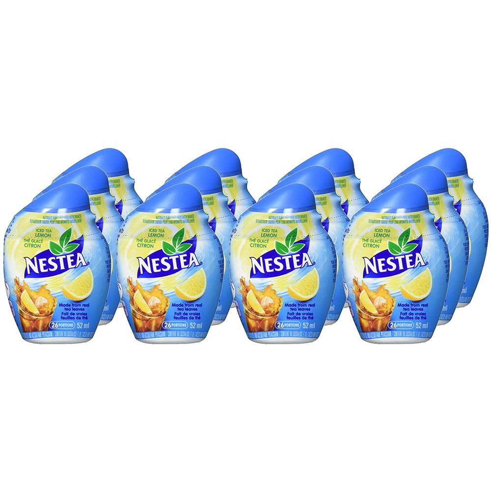 NESTEA Iced Tea Liquid Lemon Bottles 52ml, 12-Pack {Imported from Canada}