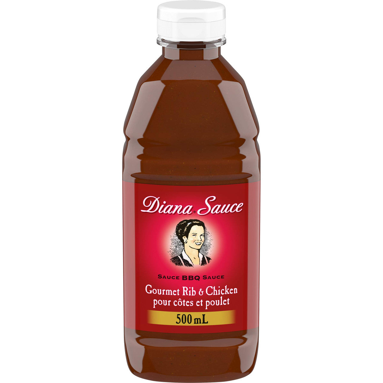 DIANA Sauce, Rib and Chicken, 1ct, 500ml/16.90oz  {Imported from Canada}