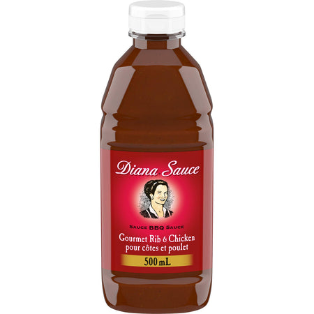 DIANA Sauce, Rib and Chicken, 1ct, 500ml/16.90oz  {Imported from Canada}