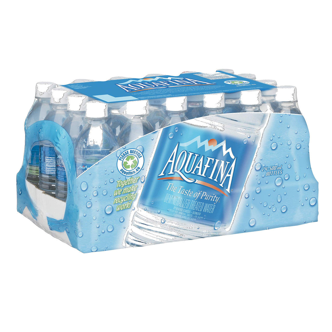 Aquafina Bottled Water, 500mL/16.9 fl oz (24pk) {Imported from Canada}