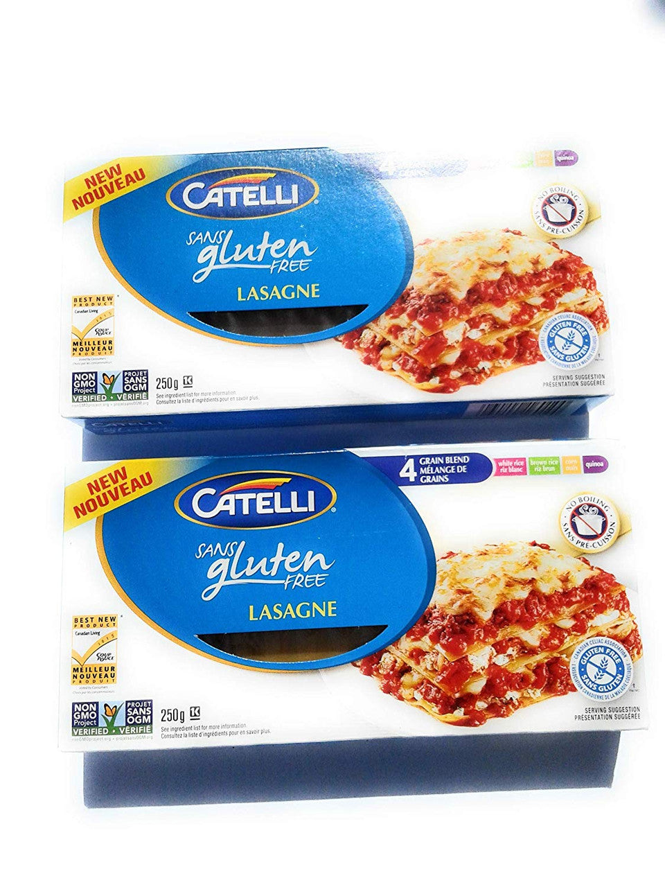 Catelli Gluten Free Lasagne Two Pack - 250g/8.8oz. Each {Imported from Canada}