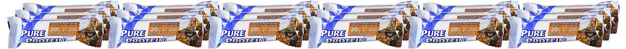 Pure Protein 18bars (6 Choc peanut butter/ 6 Choc Deluxe / 6 Chewy Choc Chip) {Imported from Canada}