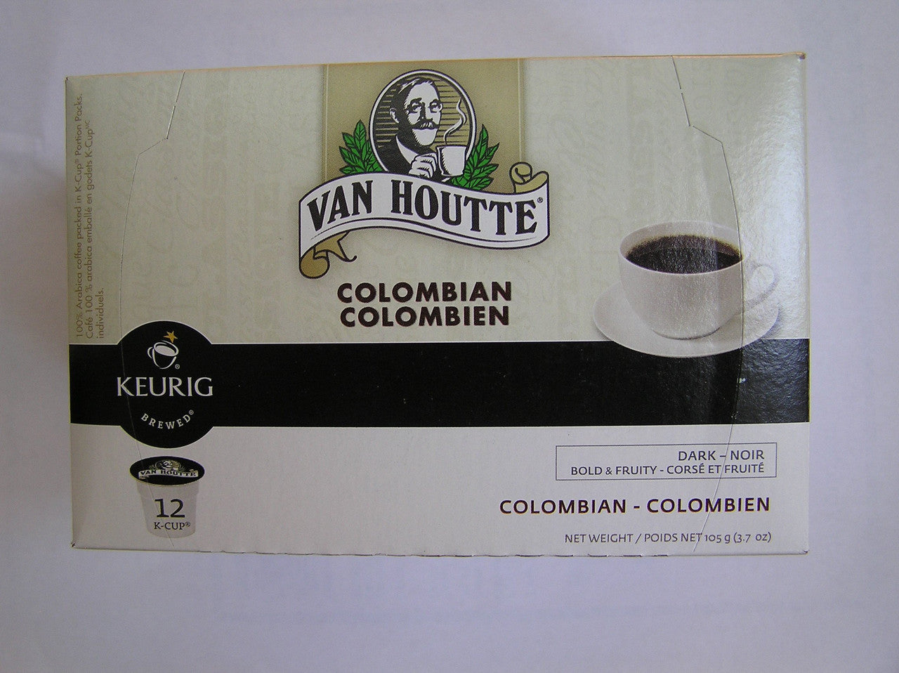 Van Houtte Colombian Dark Roast K Cup Pods, 12ct, (Imported from Canada)