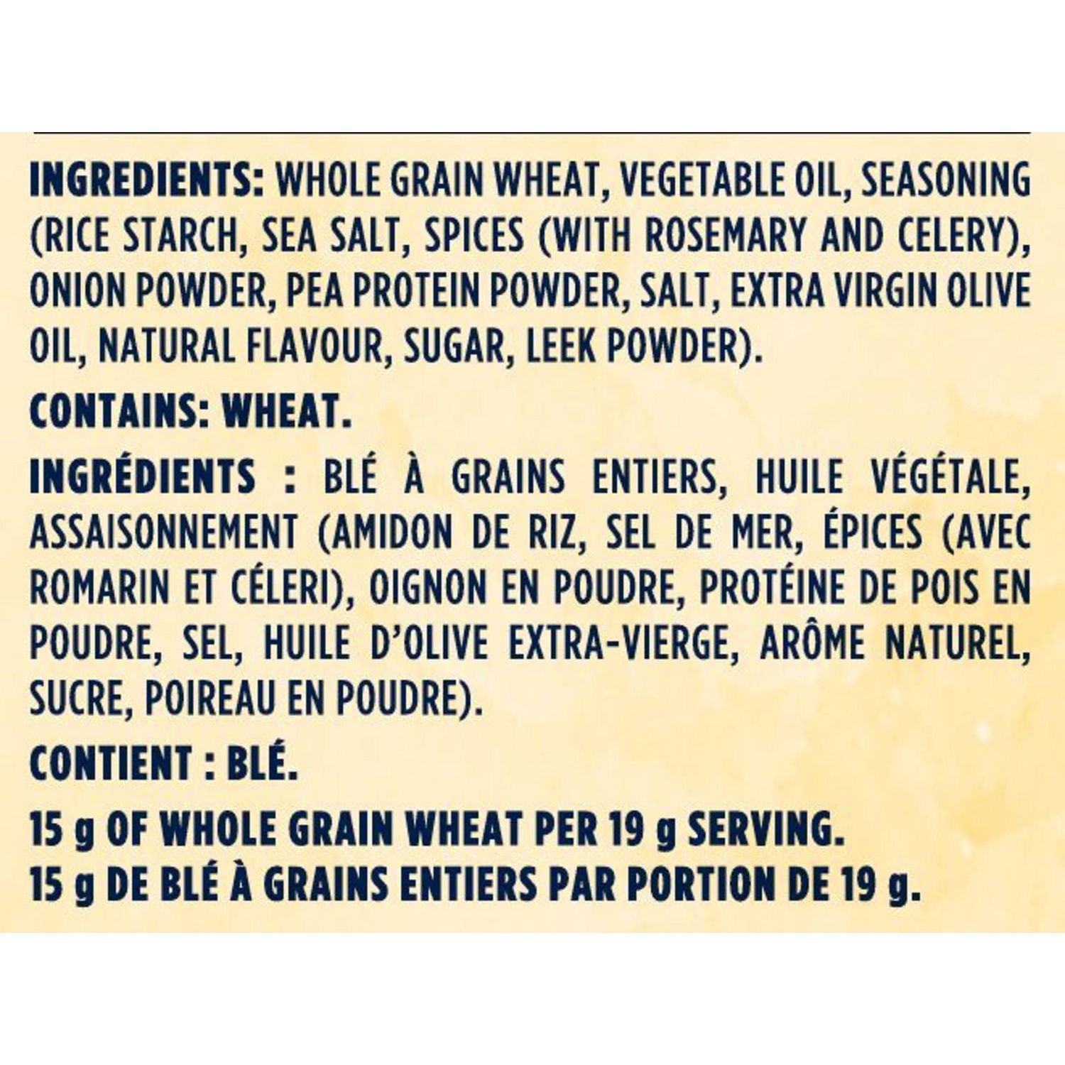 Triscuit Rosemary & Olive OIl Crackers ingredients