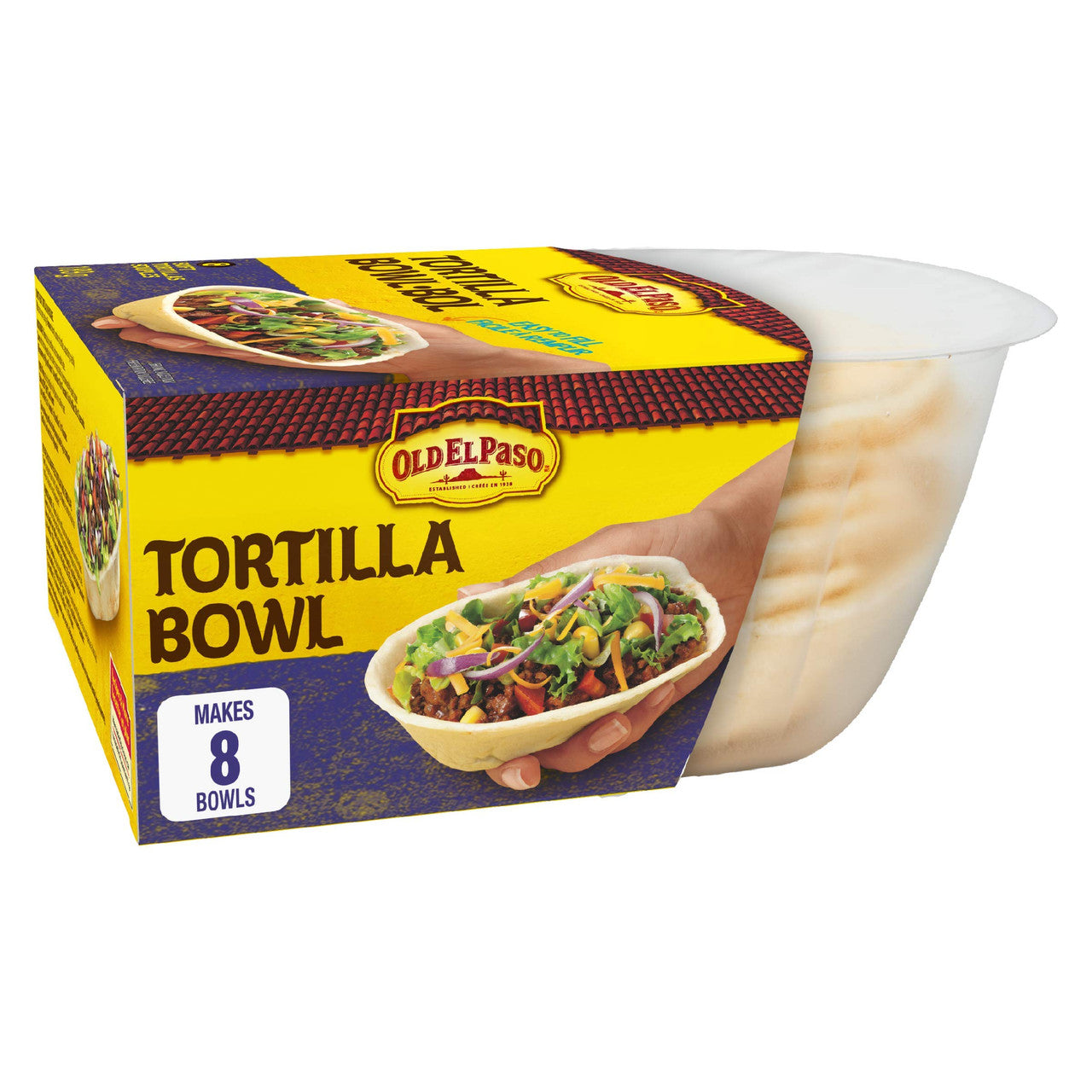 Old El Paso Tortilla Bowl, 8 Counts, 189g/6.7oz., {Imported from Canada}