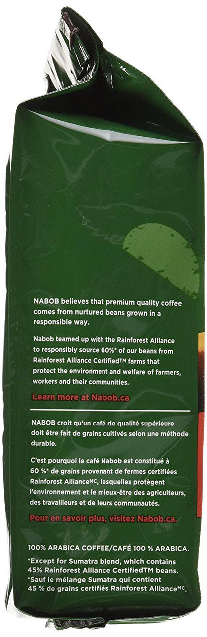 Nabob Ground Coffee, 100% Colombian Summit Medium Roast, 300g {Imported from Canada}