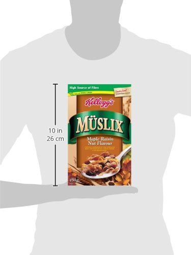 Kellogg's Muslix Maple Raisin Nut Flavour Cereal 450g/15.9oz (Imported from Canada)