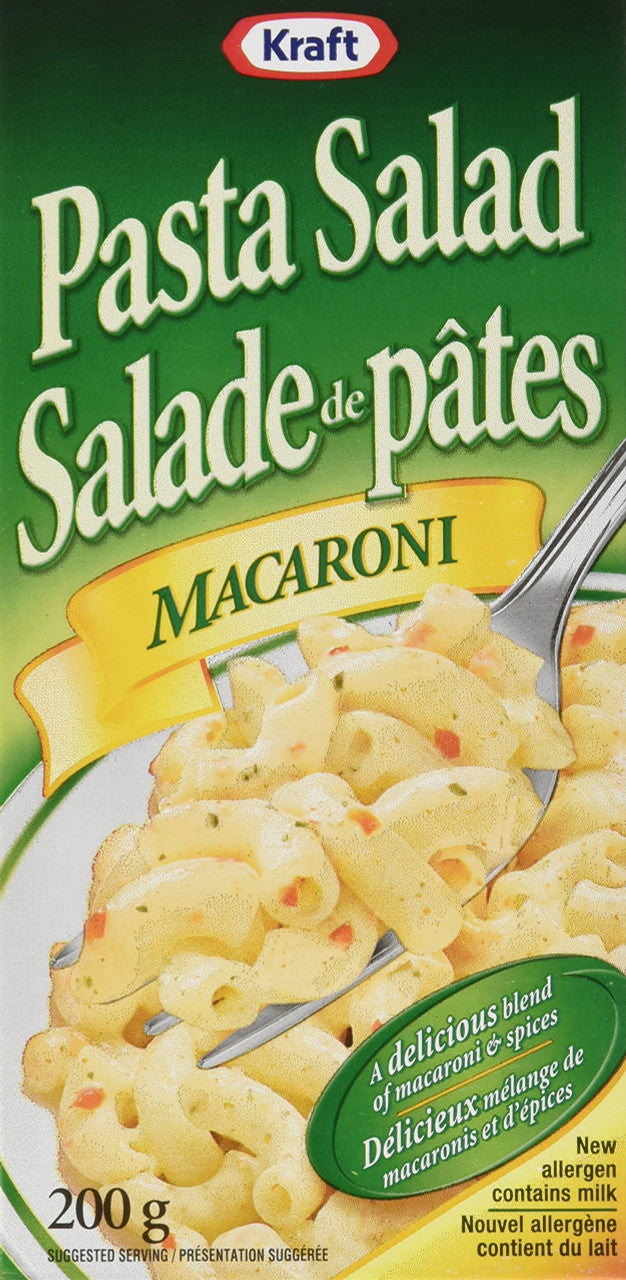 KRAFT Macaroni Salad Mix, 200g/7oz., 12 Pack, (Imported from Canada)
