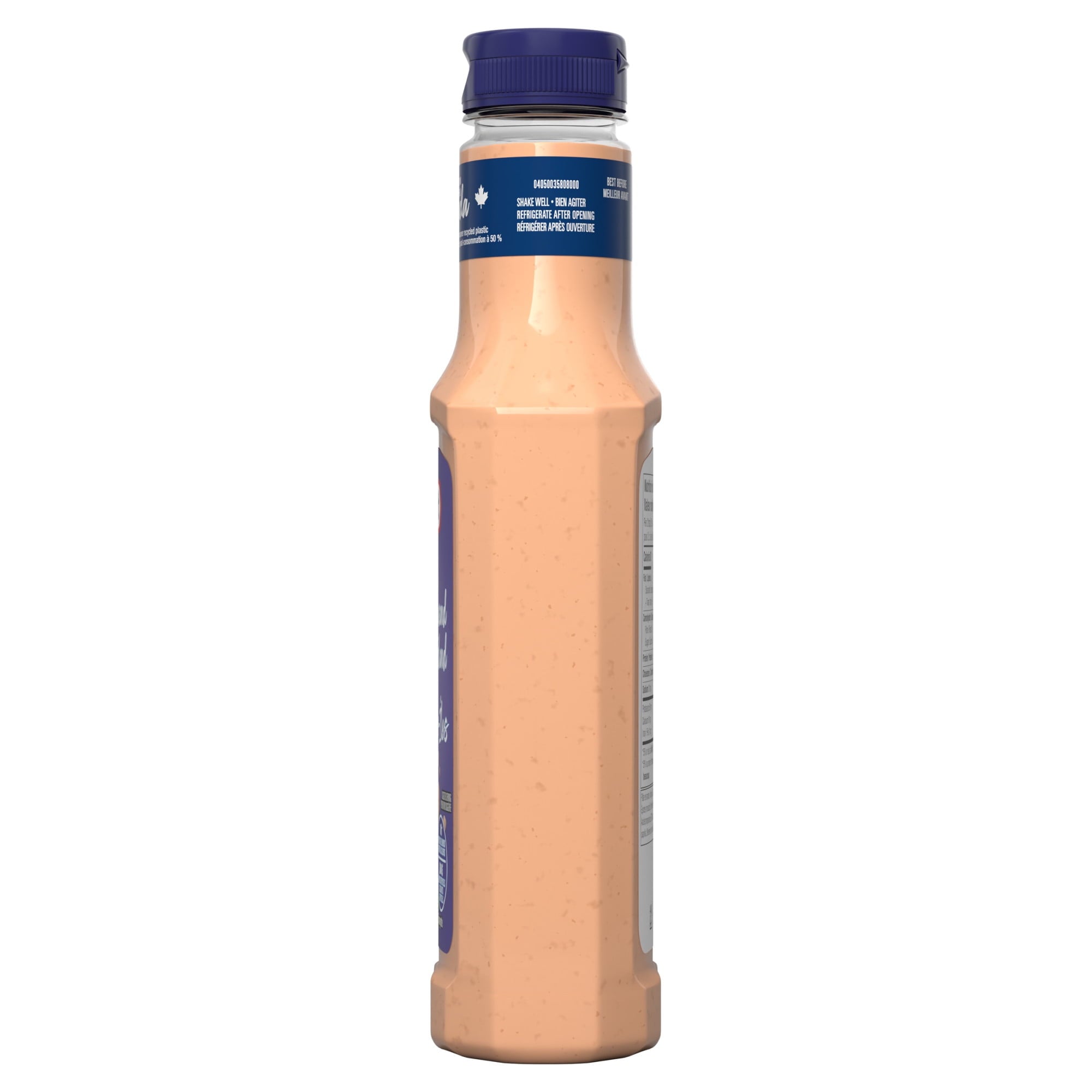 Kraft Thousand Island Dressing 425ml/14.4 oz., Bottle, side of bottle