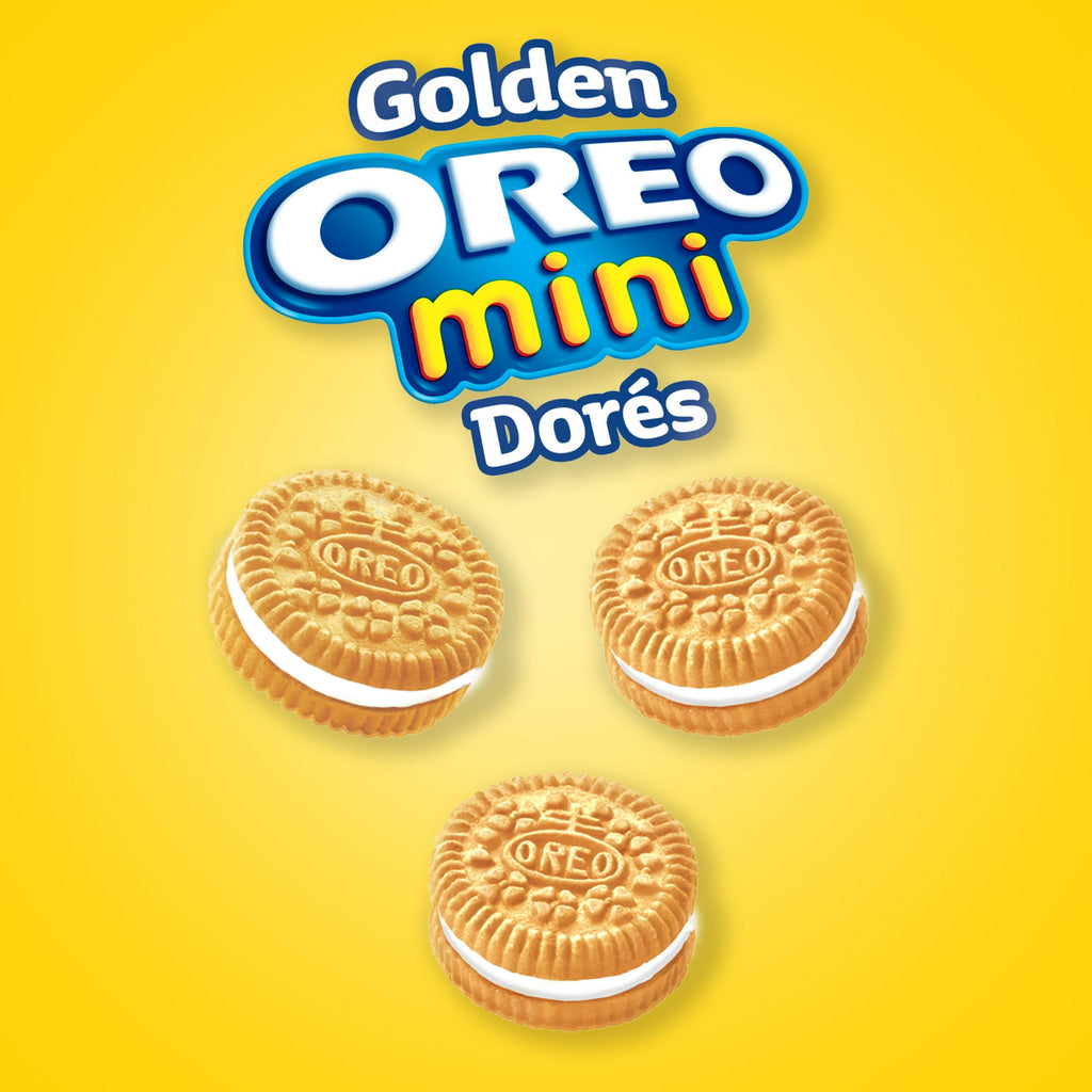 Oreo Golden Mini Cookies, (6 Pouches), 150g/5.3 oz