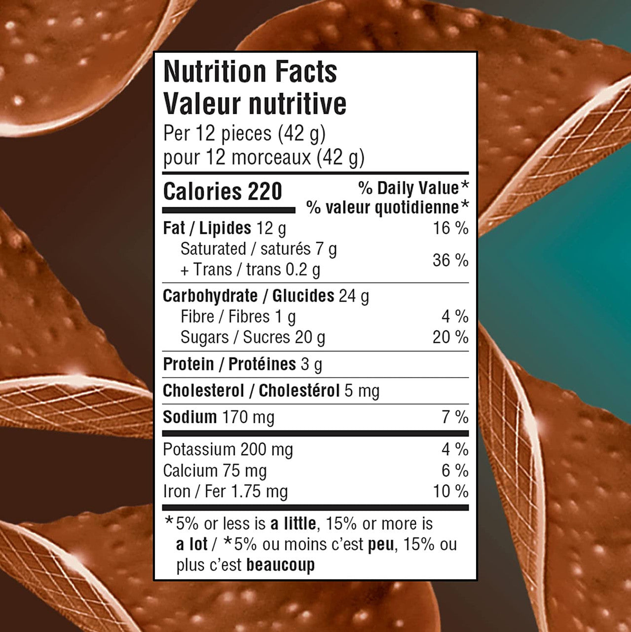 Hamlet Chocola's Milk Chocolate Salted Caramel Crispy Thins, 125g/4.4 oz. Box (Imported from Canada)