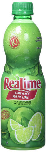 ReaLime Lime Juice, 440mL/15.4 fl. oz., Bottle {Imported from Canada}