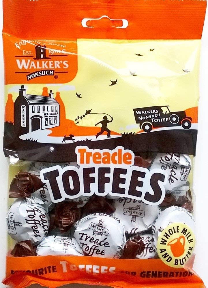 Walkers Nonsuch Treacle Toffee Candies, 150g/5.25 oz. {Imported from Canada}