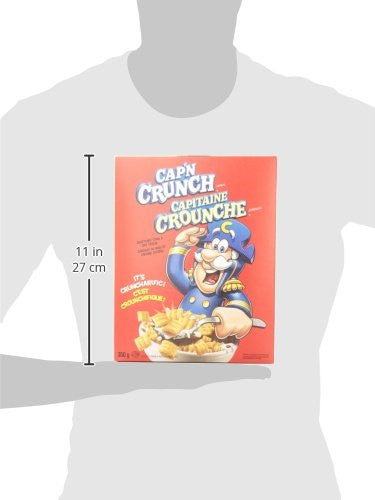 Quaker Captain Crunch Original, 350g/12.34 oz. /24ct {Imported from Canada}