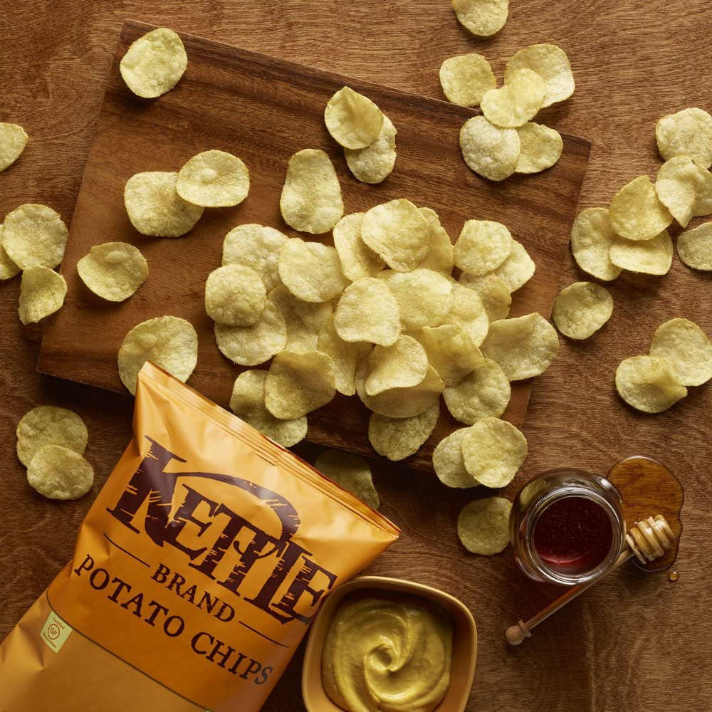 Kettle Potato Chips, Honey Dijon,  220g/7.8oz., {Imported from Canada}