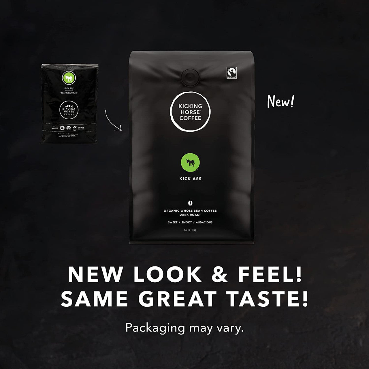 Kicking Horse Ground Coffee Kick Ass Dark Roast 284g/10 oz. {Imported from Canada}