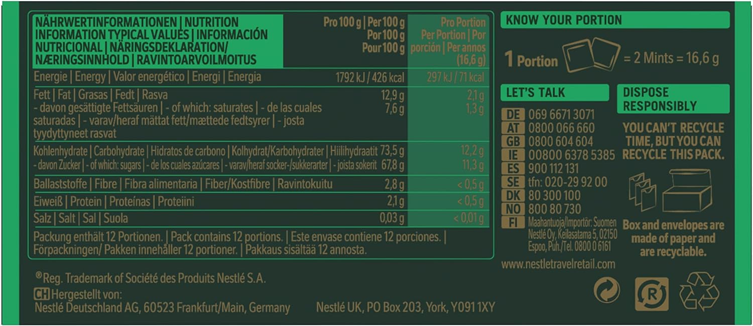 Nestle After Eight Dark Mint Thins, 200g/7 oz. (Imported from Canada)