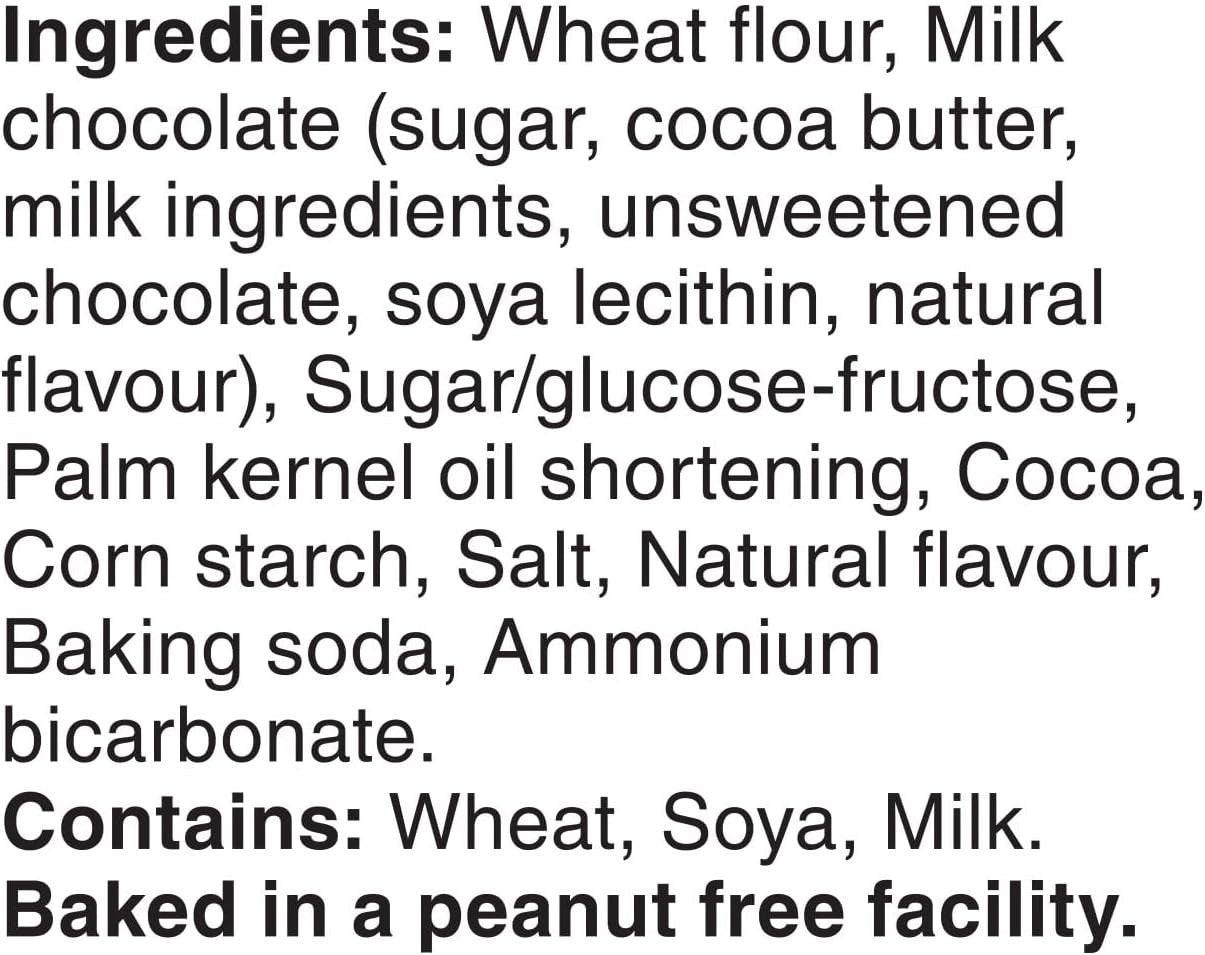 Dare Bear Paws Crunchy Double Chocolate Cookies, 240g/8.4 oz, 1 Box {Imported from Canada}