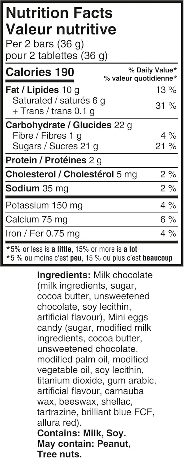 Cadbury Dairy Milk Mini Eggs Chocolate, 8 Mini Bars, 144g/5.1 oz
