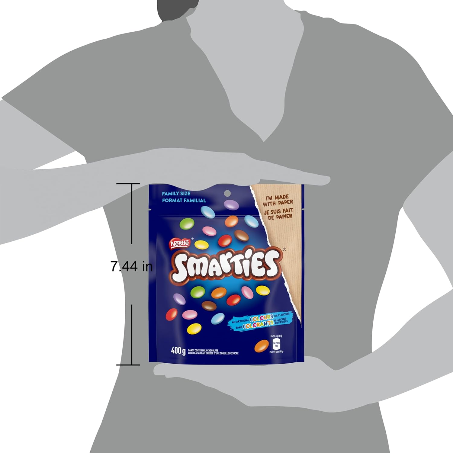 Nestle Smarties  Pop'N Pour Sharing Bag, 400g/14.1 oz