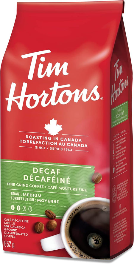 Tim Hortons Decaf Medium Roast Ground Coffee