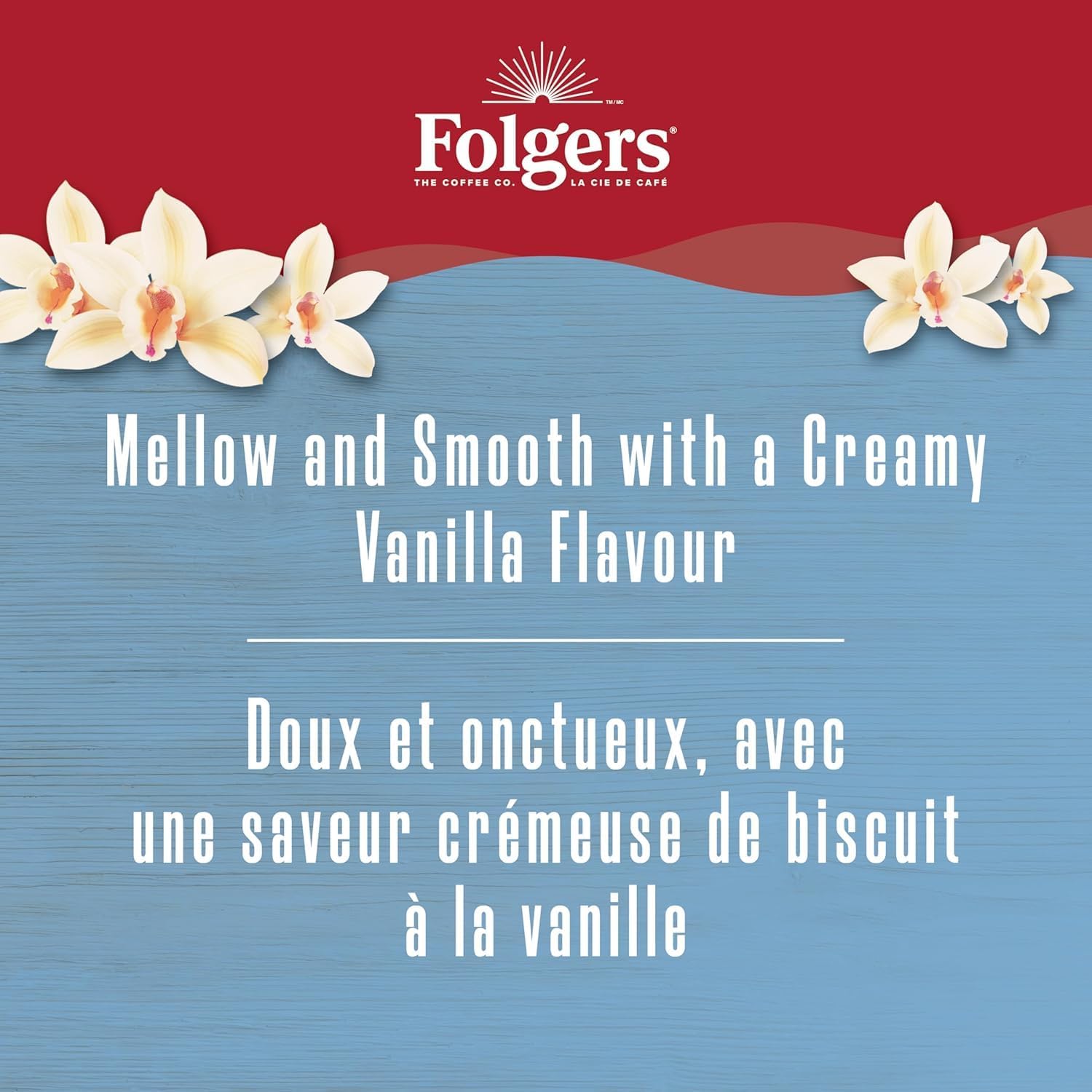 Folgers French Vanilla Coffee, Premium Ground Coffee - 272g/9.5 oz