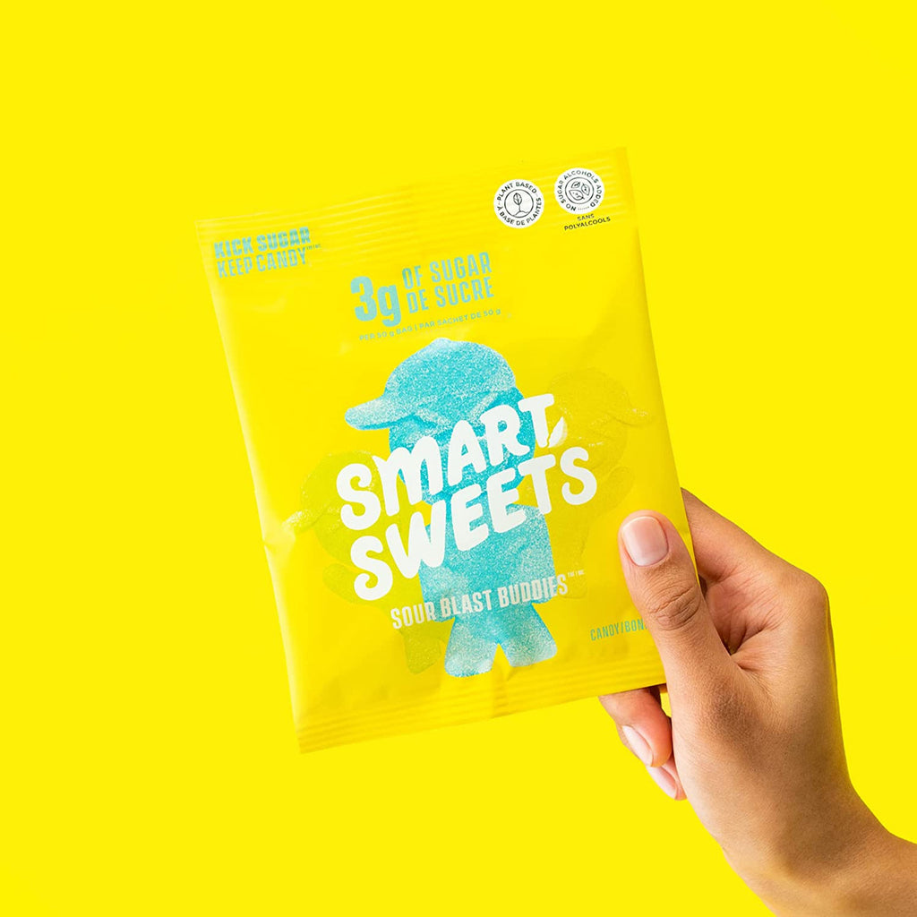 Smart Sweets Sour Blast Buddies, 50g/1.75 oz. Bag {Imported from Canada}