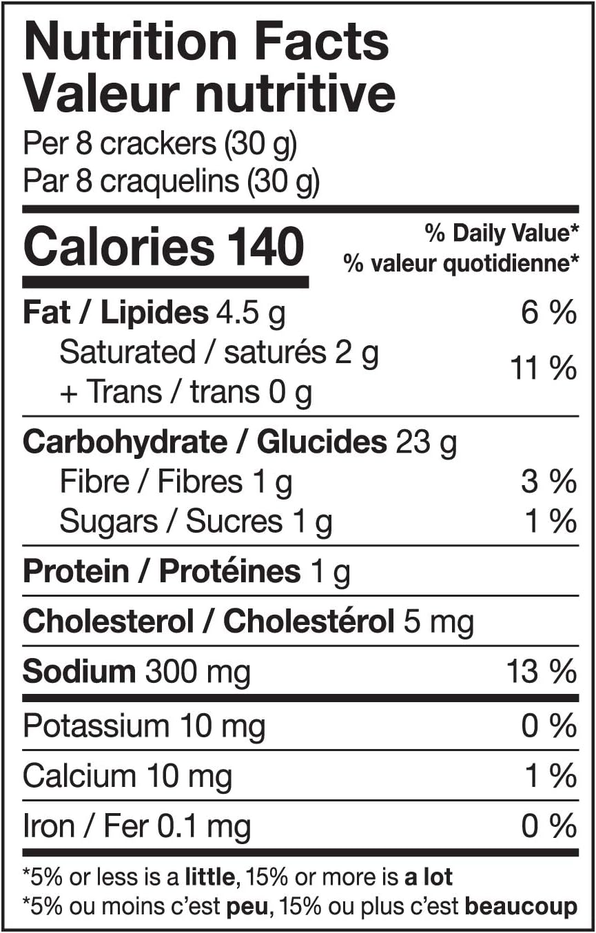 Glutino Gluten Free Original Crackers, 125g/4.4 oz.