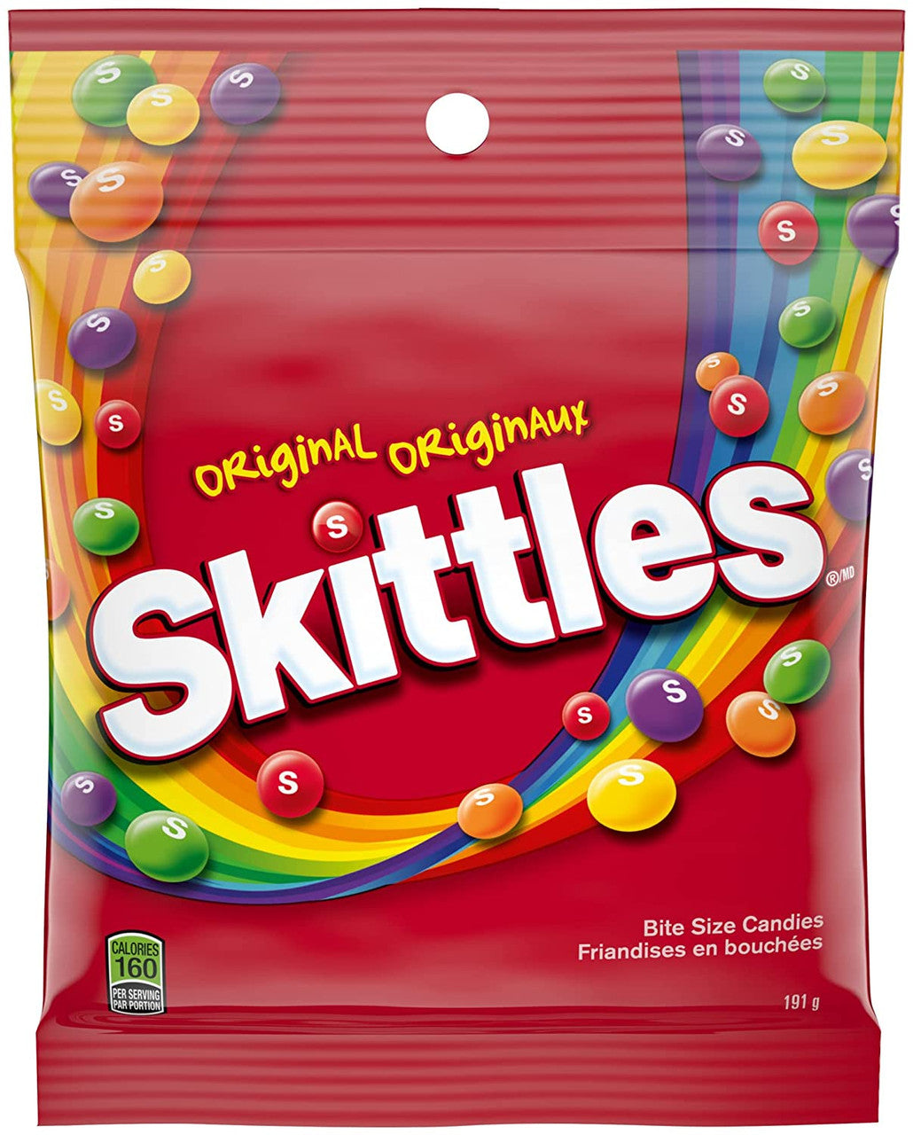 Skittles Original Candy (191g/6.7oz.) (Pack of 3), Imported from Canada}