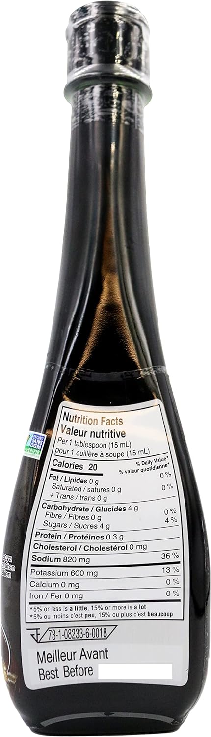 King Island All Purpose Seasoning Sauce, Soy-Free Soy Sauce, 450ml/15.21oz Bottle {Imported from Canada}