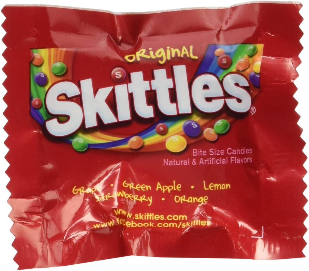 Skittles Original Chewy Candy Fun Size Packets, 24ct, 304g/10 oz. Bag, {Imported from Canada}