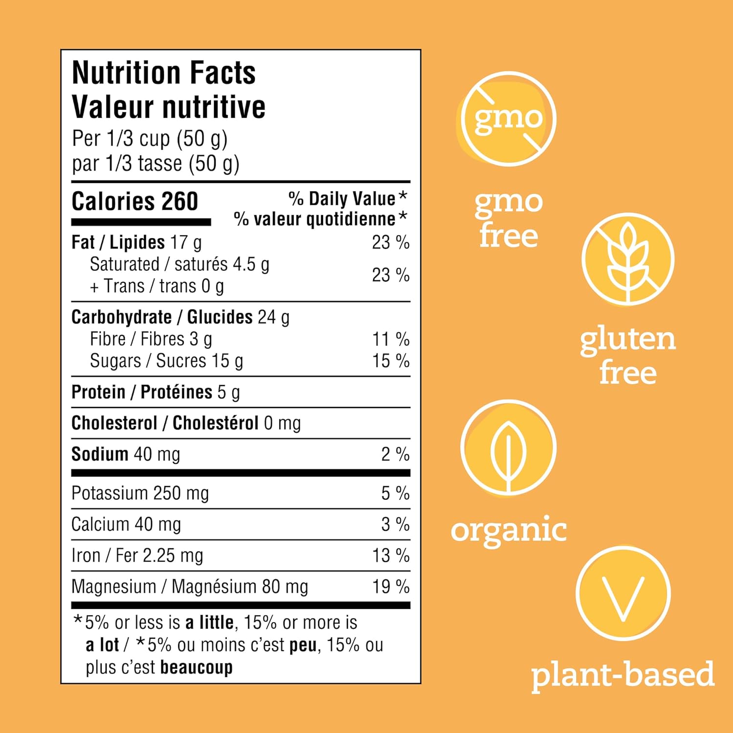 Prana Organic Kilimanjaro Chocolate Trail Mix, 150g/5 oz