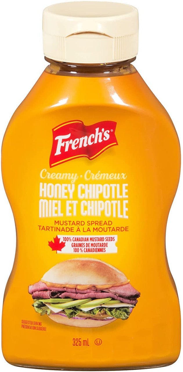 French's, Creamy Honey Chipotle Mustard, 325ml/11 fl. oz., {Imported from Canada}