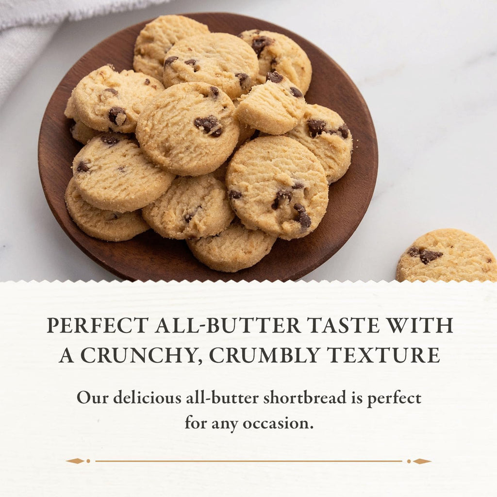 Walker's All-Butter Mini Chocolate Chip Shortbread, 125g/4.4 oz. Bag - Perfect Crunch & Texture