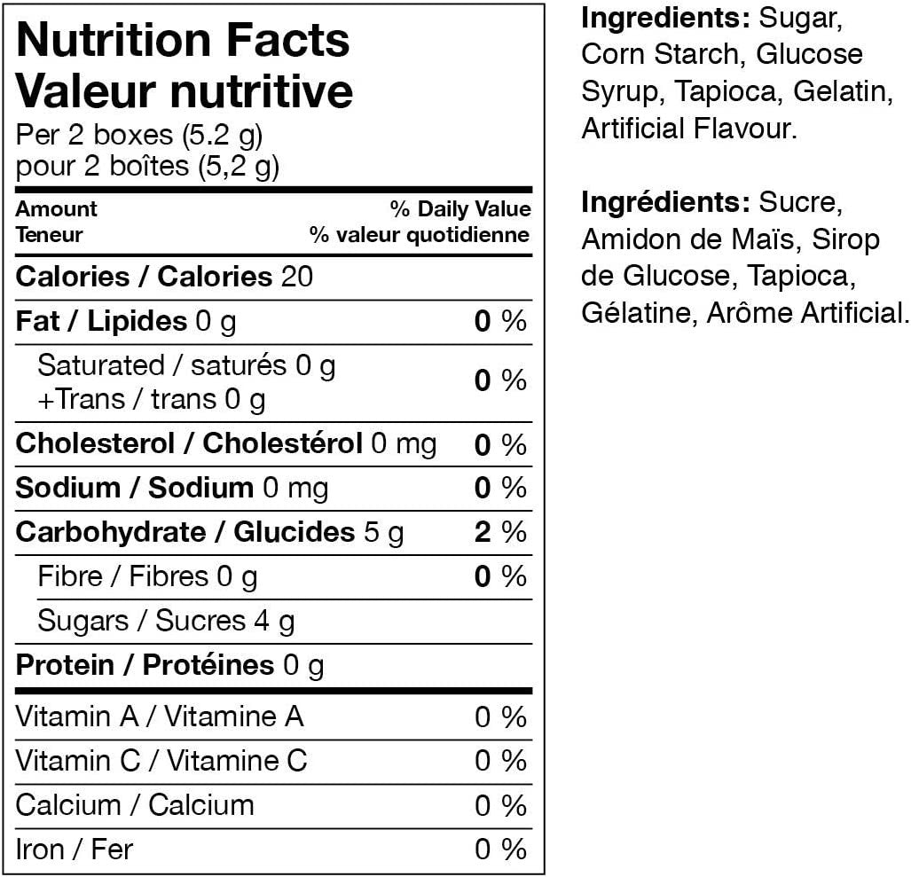 Popeye Candy Sticks Fun Size, 75ct, 187g/6.5 oz. Bag {Imported from Canada}