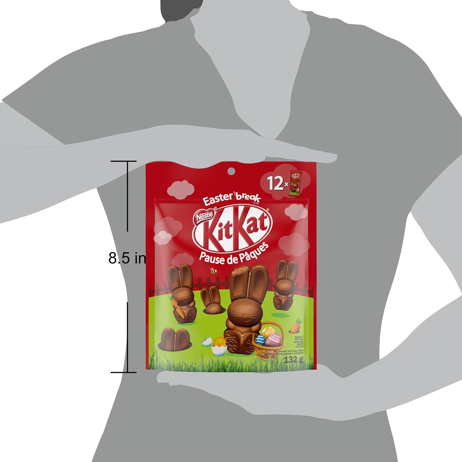 Nestle Kit Kat Mini Bunnies Easter Chocolate, 132g/4.6 oz