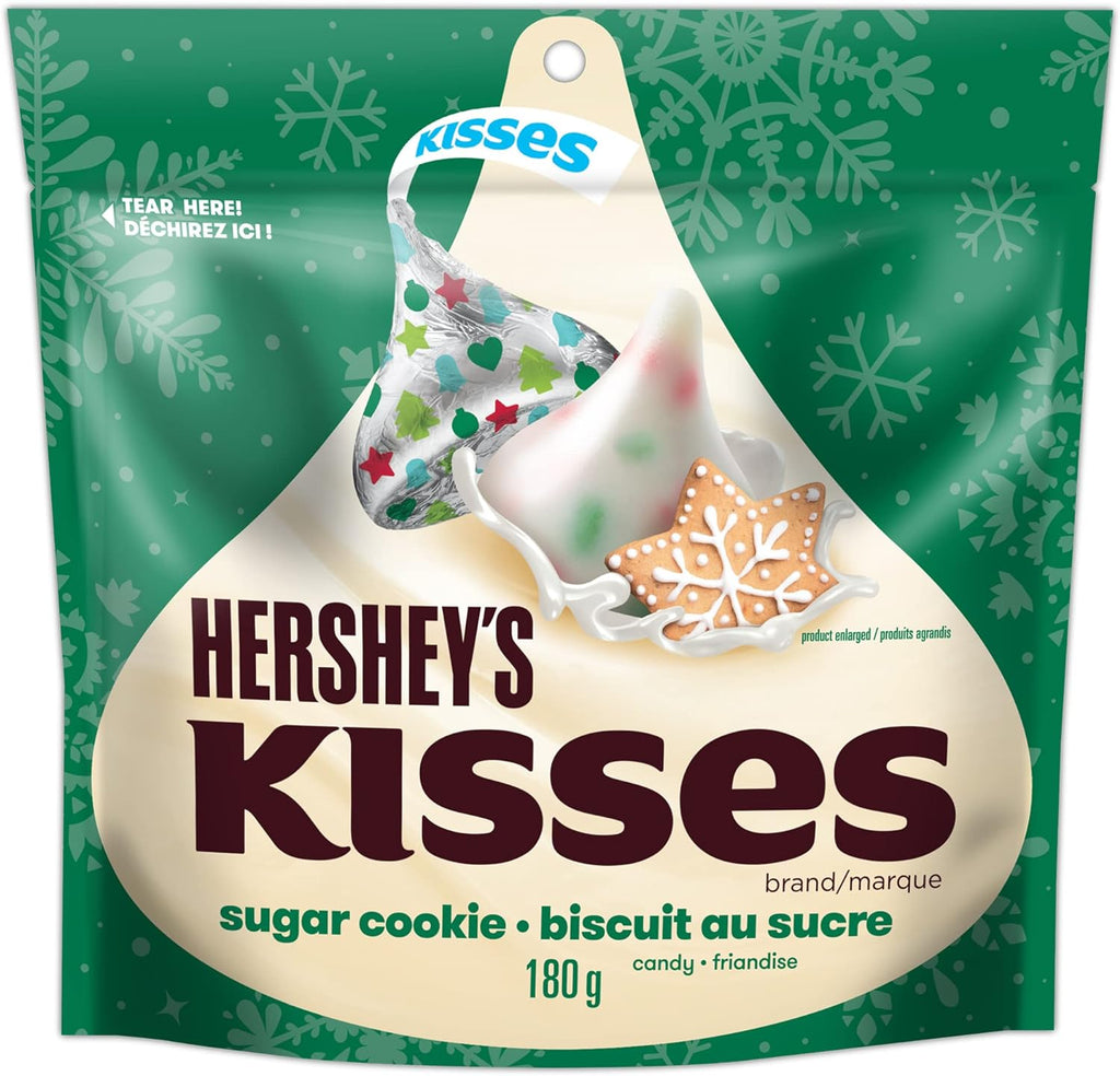 Hershey's Sugar Cookie Kisses, 180g/6.3 oz. Bag (Imported from Canada)