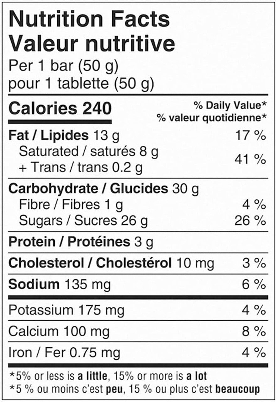 Cadbury Caramilk Salted Caramel Bars, 50g/1.7 oz., 24pk {Imported from Canada}