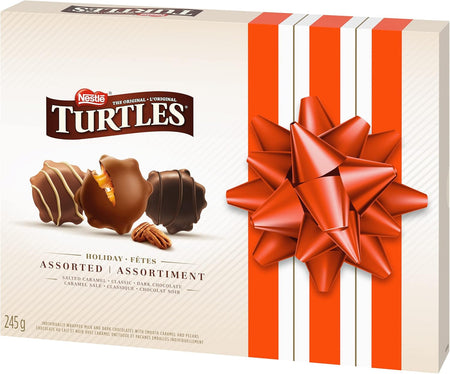 Front of Nestle The Original Turtles Assortment, 245g/8.6 oz., Box