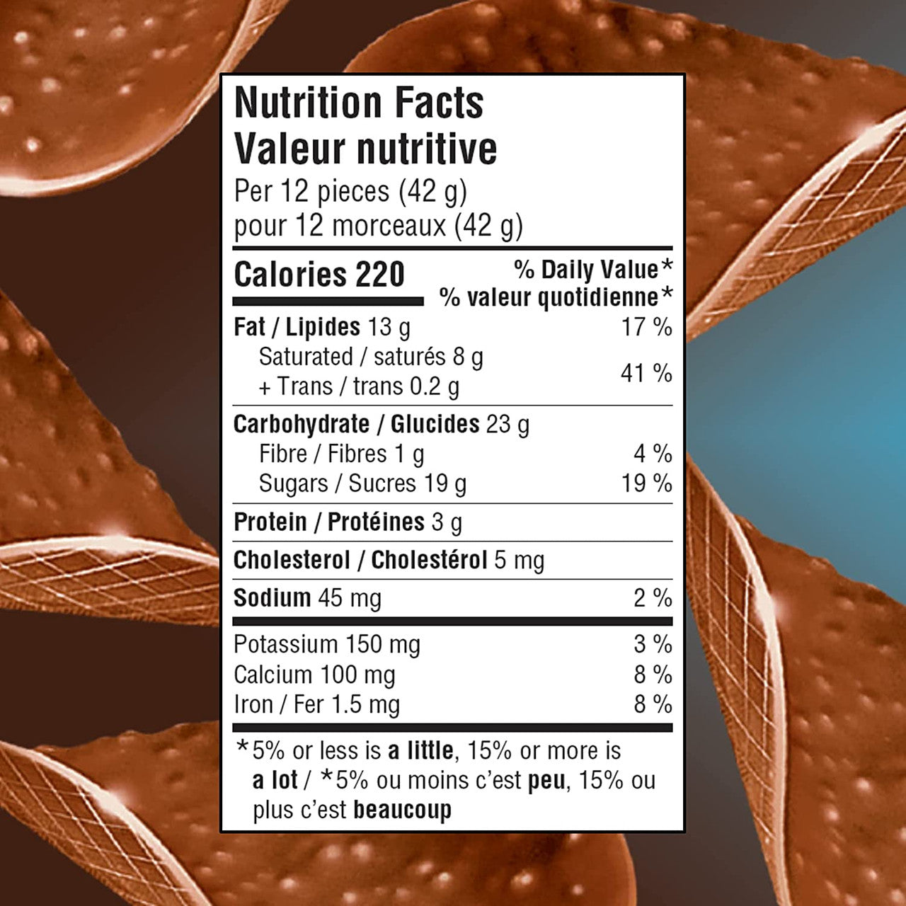 Hamlet Chocola's Milk Chocolate Crispy Thins, 125g/4.4 oz. Box (Imported from Canada)