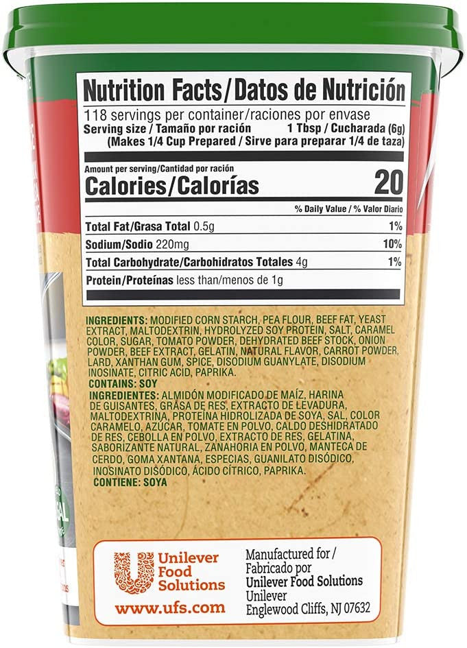 Knorr Demi-Glace Sauce Mix, 795g/28 oz., Canisters (2pk) {Canadian}
