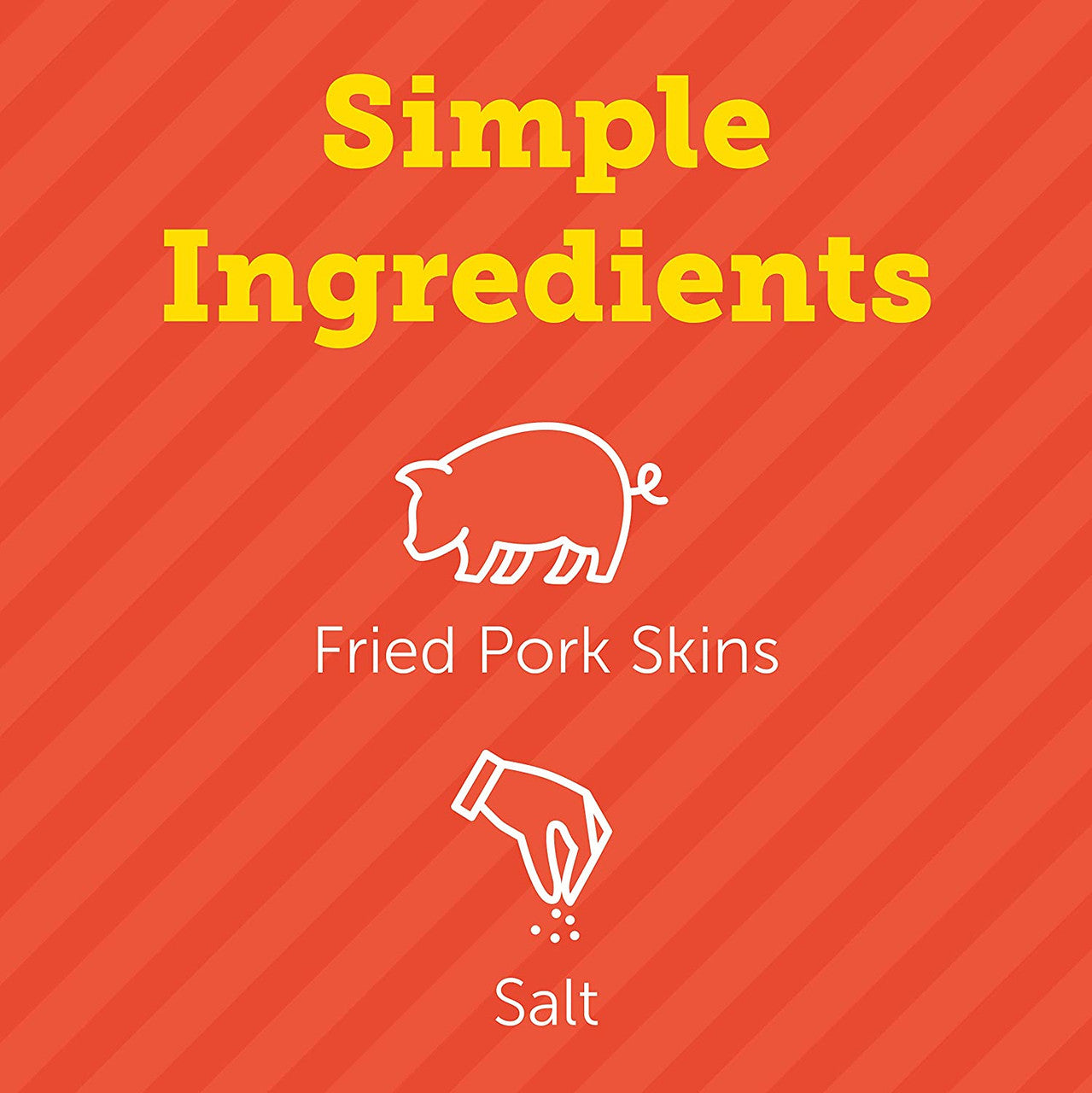 Utz Original Pork Rinds, Fried Pork Skins, 510g/17.8 oz. Tub {Imported