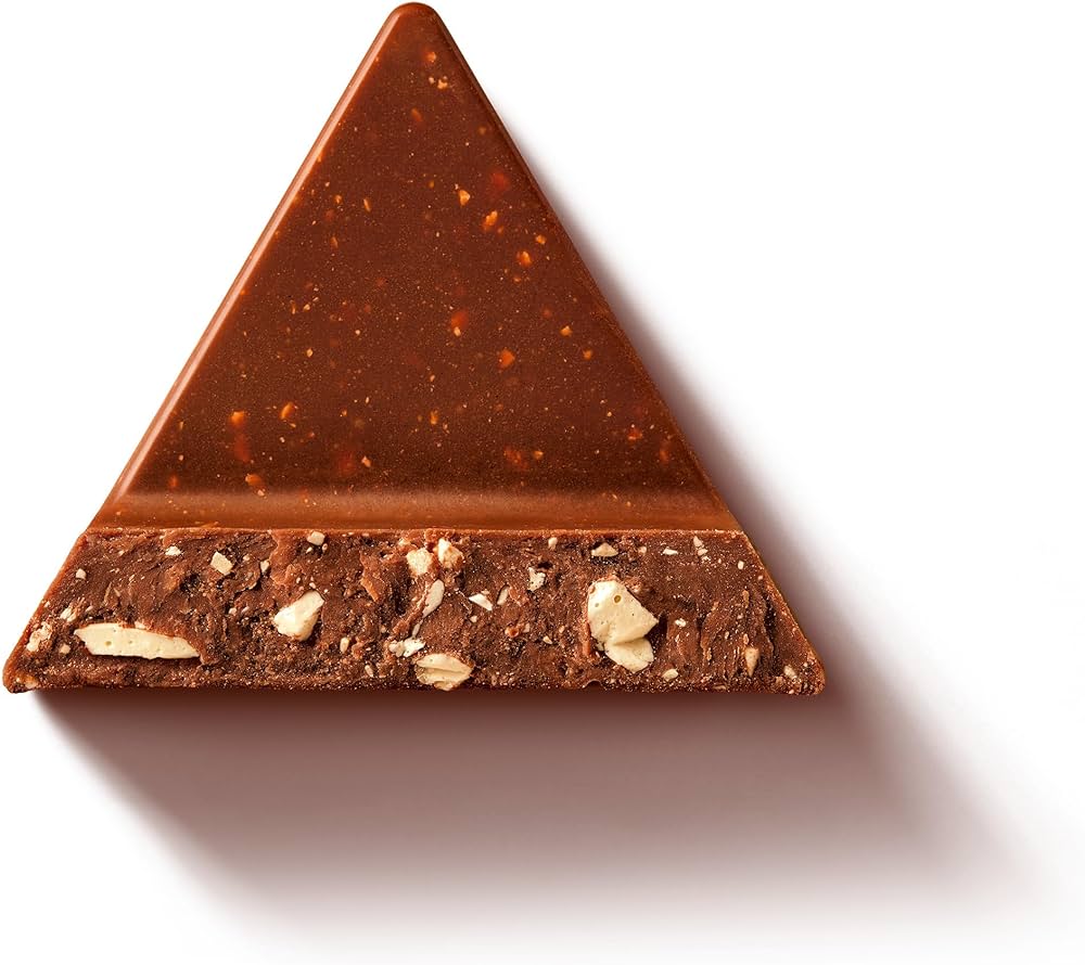 Toblerone Swiss Milk Chocolate With Honey & Almond Nougat, 360g/12.6 oz. Bar {Imported from Canada}