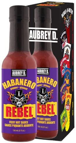 Aubrey D. Habanero Hot Sauce, 150ml/5.1 fl. oz., {Imported from Canada}