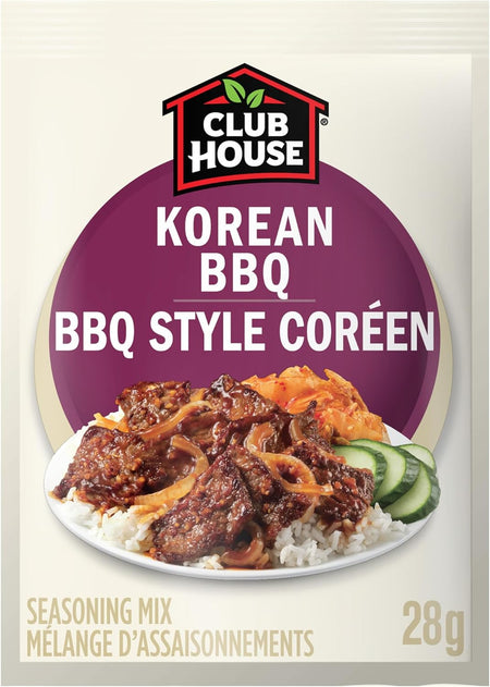 Club House Korean BBQ Style Seasoning Mix 28g - Authentic Korean Blend