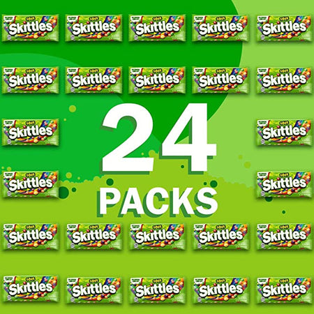 Skittles Sours Chewy Fruit Candy 51g x 24pk {Imported from Canada}