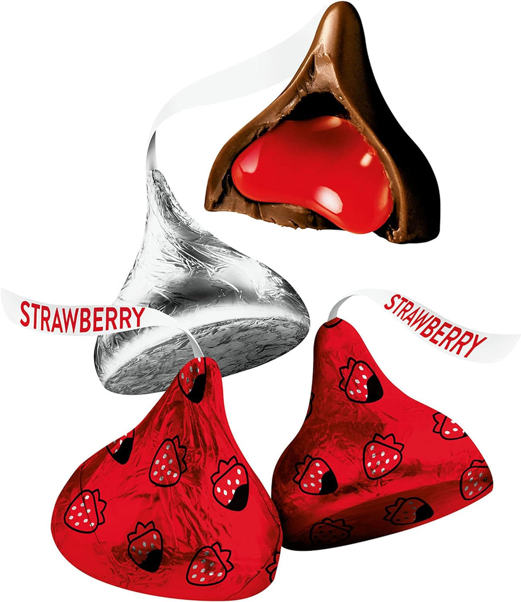 Hershey's Kisses, Chocolate Dipped Strawberry Flavored, 180g/6.3 oz