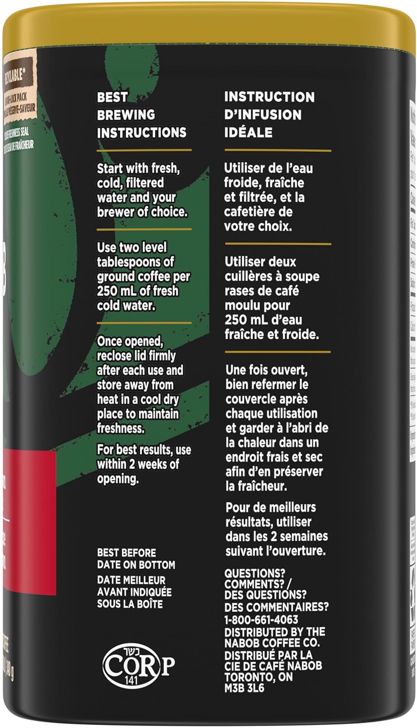 Nabob Bold Gastown Grind Ground Coffee 340g